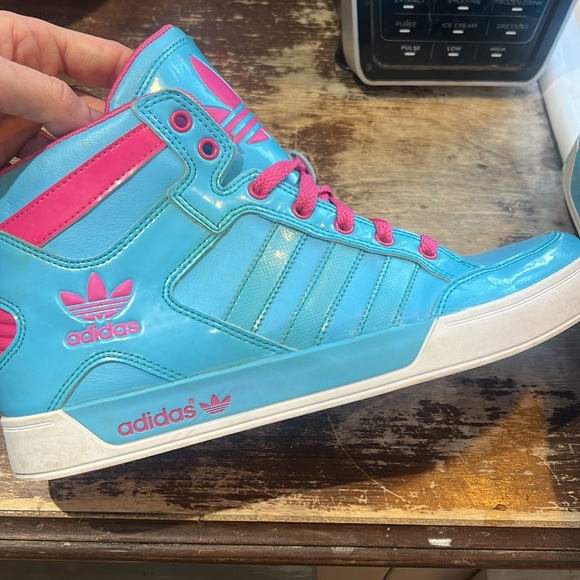 Cotton Candy Colored Adidas High Tops 😍 - Picture 5 of 9